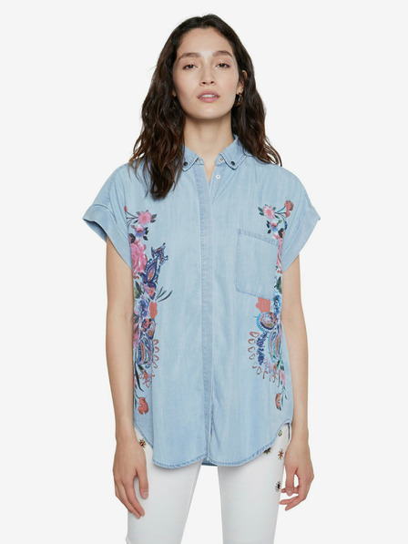 Desigual Modrá košile Desigual Cam Sullivan