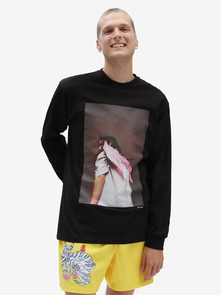 Vans Černé pánské tričko s potiskem VANS Pride