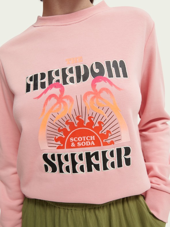 Scotch & Soda Růžová dámská miknia Scotch & Soda