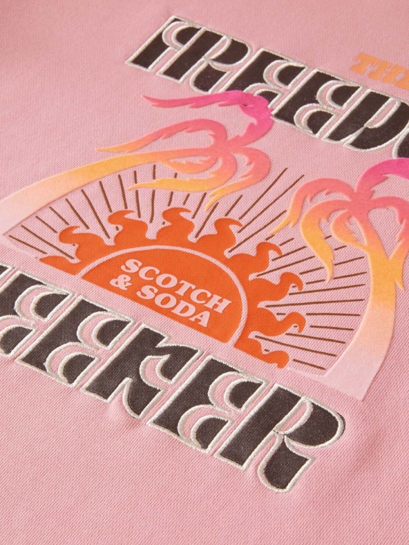 Scotch & Soda Růžová dámská miknia Scotch & Soda