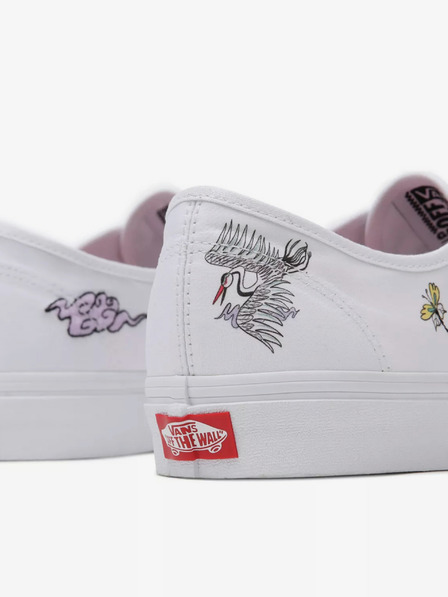 Vans Bílé vzorované tenisky VANS UA Authentic