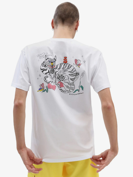 Vans Bílé pánské tričko s potiskem VANS Pride