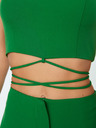 Trendyol Zelený crop top Trendyol