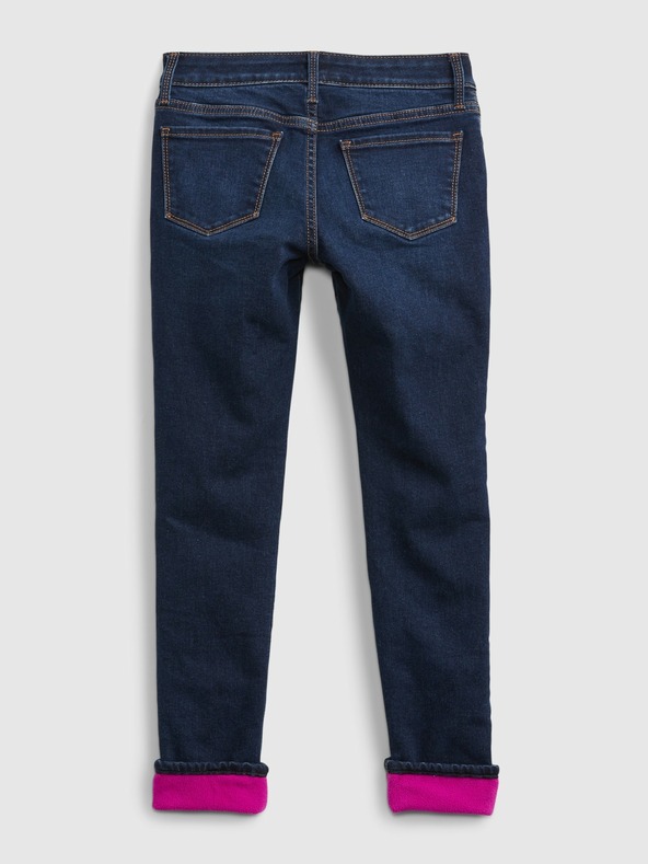 GAP Dětské zateplené džíny skinny GAP