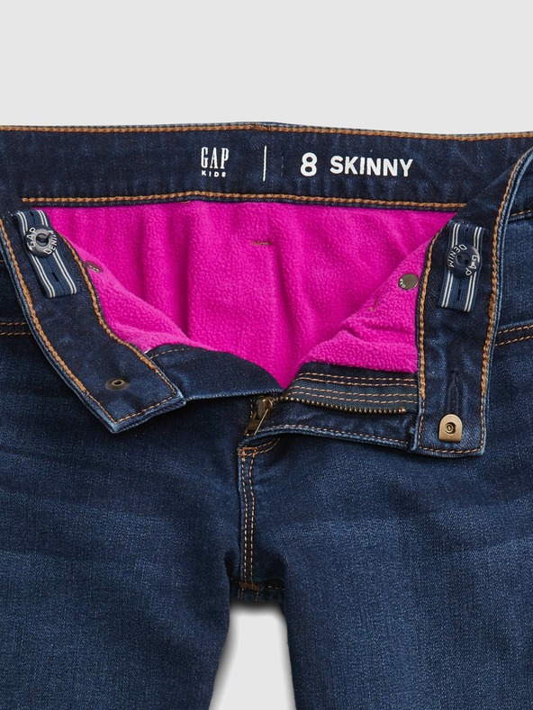GAP Dětské zateplené džíny skinny GAP