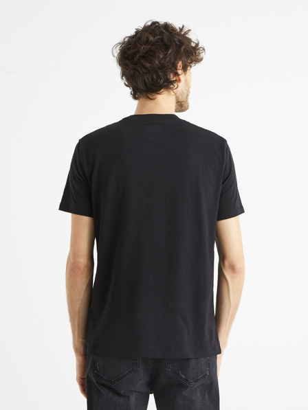 Celio Černé pánské tričko s potiskem Celio Hunter x Hunter