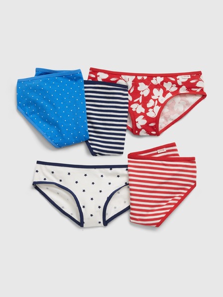 GAP Dětské spodní kalhotky organic, 5 ks GAP