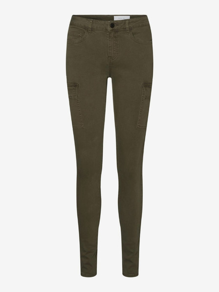 Noisy May Khaki skinny fit kalhoty Noisy May Lucy