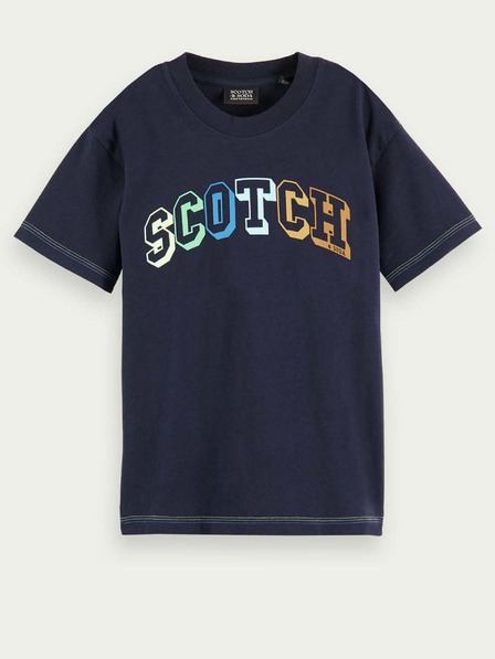 Scotch & Soda Tmavě modré klučičí tričko Scotch & Soda