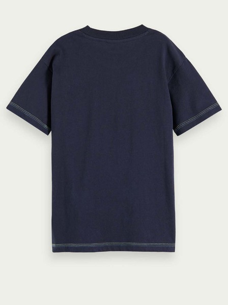 Scotch & Soda Tmavě modré klučičí tričko Scotch & Soda