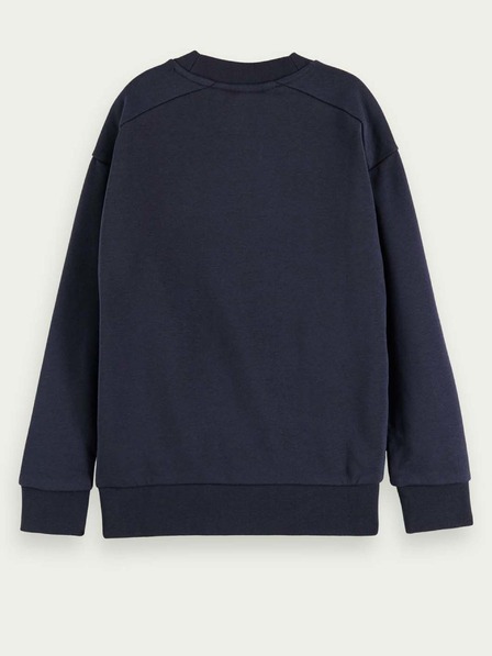 Scotch & Soda Tmavě modrá klučičí mikina Scotch & Soda