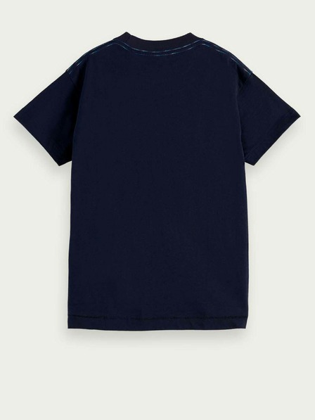 Scotch & Soda Tmavě modré klučičí tričko Scotch & Soda
