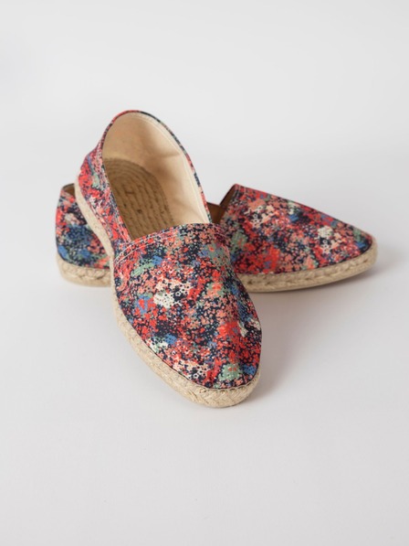 SKFK Modro-červené vzorované espadrilky SKFK Udan