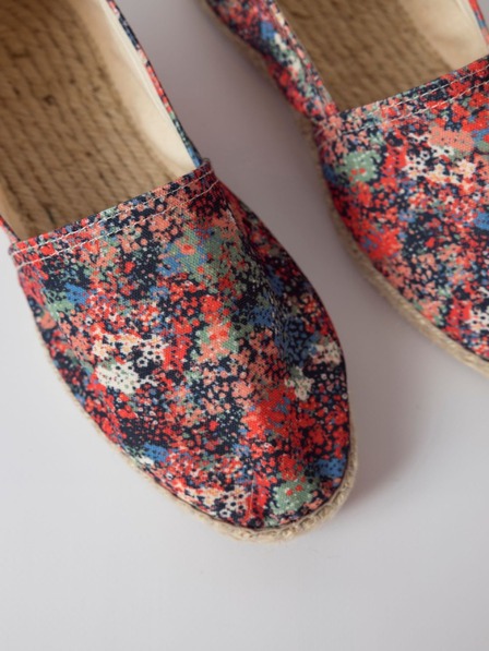 SKFK Modro-červené vzorované espadrilky SKFK Udan