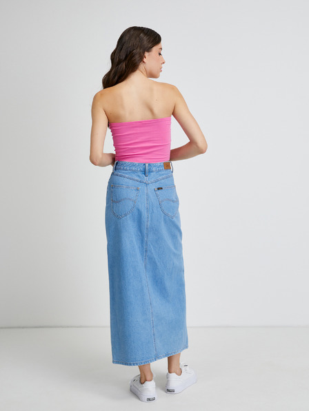 Noisy May Tmavě růžový crop top Noisy May Brandon