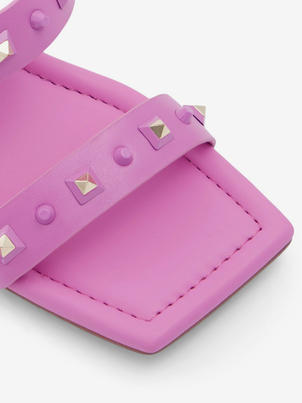 Aldo Tmavě růžové dámské sandály na podpatku ALDO Louella