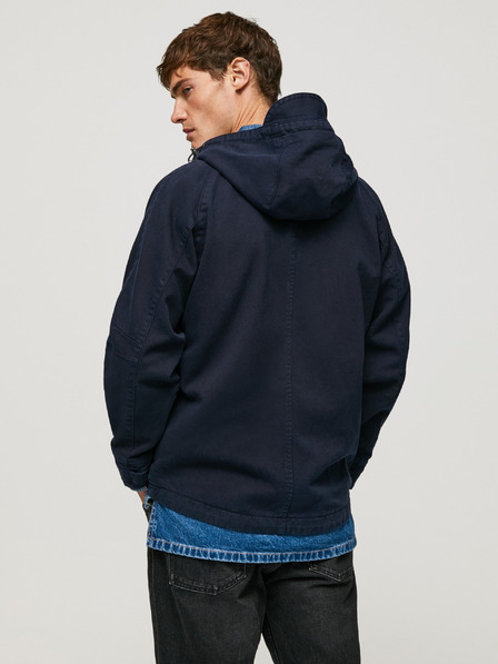 Pepe Jeans Tmavě modrá pánská lehká bunda Pepe Jeans Joshua