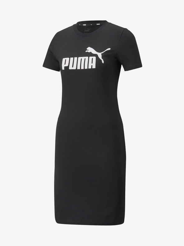 Puma Černé dámské šaty s potiskem Puma