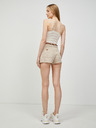 Pieces Červeno-krémové pruhované body Pieces Tyrus