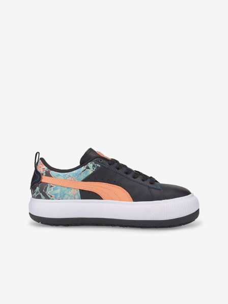 Puma Černé dámké kožené tenisky Puma Mayu