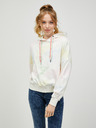 Ragwear Krémová dámská vzorovaná mikina s kapucí Ragwear Gobby Ombre