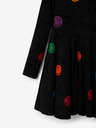 Desigual Černé holčičí šaty Desigual Alvarez