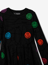 Desigual Černé holčičí šaty Desigual Alvarez