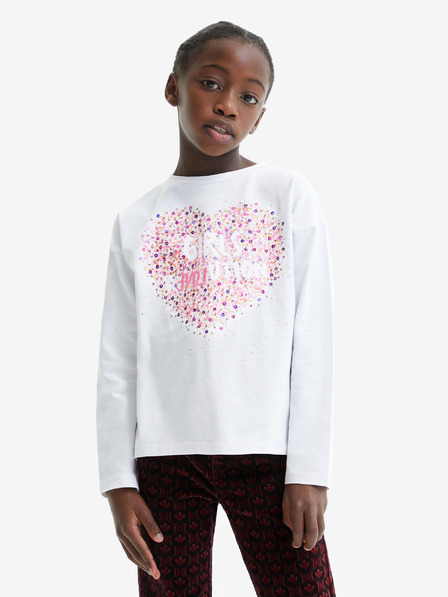 Desigual Bílé holčičí tričko Desigual Alba