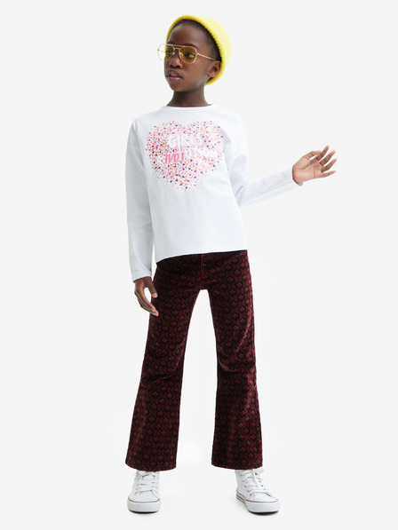Desigual Bílé holčičí tričko Desigual Alba