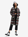 Desigual Černý dámský vzorovaný kabát Desigual Dev