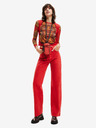 Desigual Červené dámské tričko Desigual Groove