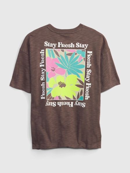 GAP Dětské tričko s potiskem Stay Fresh GAP