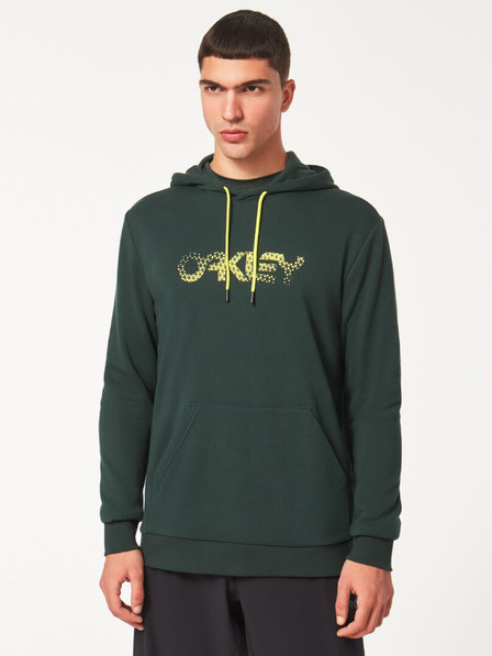 Oakley Tmavě zelená pánská mikina s kapucí Oakley