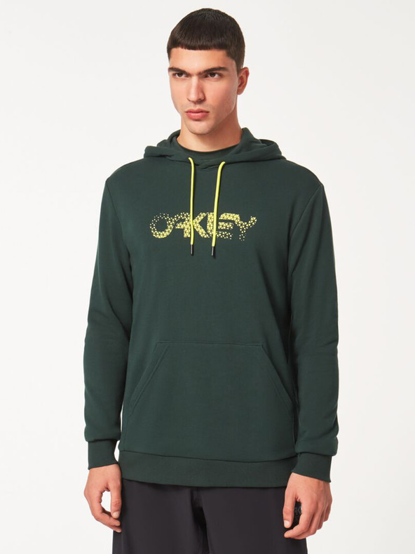 Oakley Tmavě zelená pánská mikina s kapucí Oakley