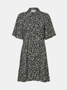 Selected Femme Černé vzorované košilové šaty Selected Femme Uma