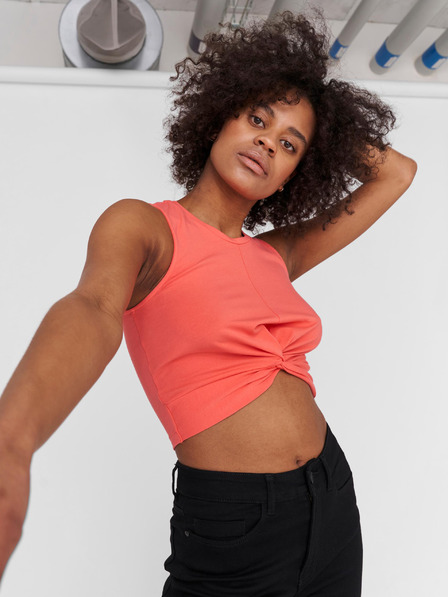 Noisy May Korálový crop top Noisy May Twiggi