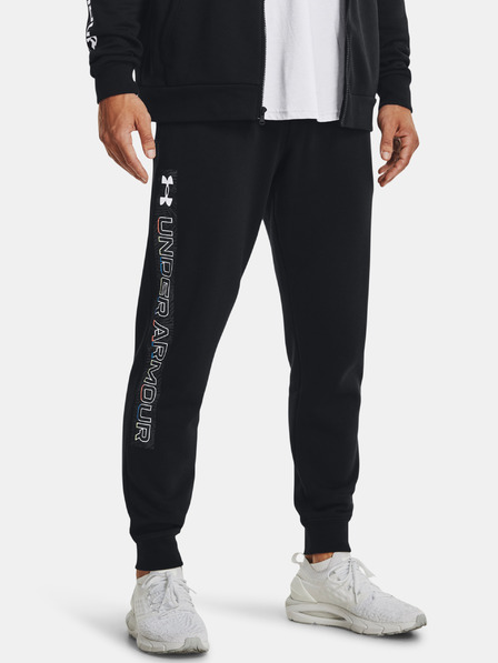 Under Armour Pánské tepláky Under Armour UA RIVAL FLC GRAPHIC JOGGER