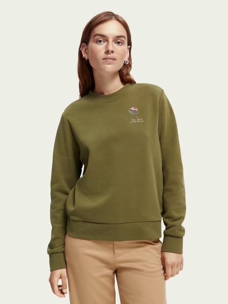 Scotch & Soda Khaki dámská mikina Scotch & Soda