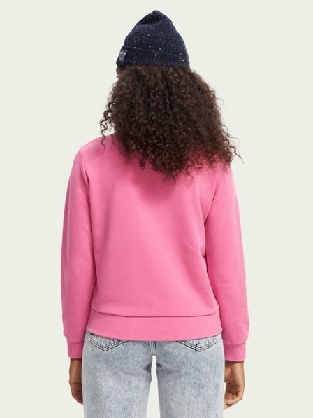 Scotch & Soda Růžová dámská mikina Scotch & Soda