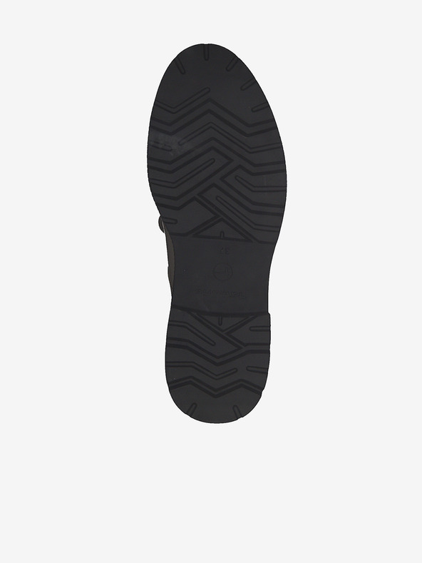 Tamaris Světle hnědé lesklé polobotky na podpatku Tamaris