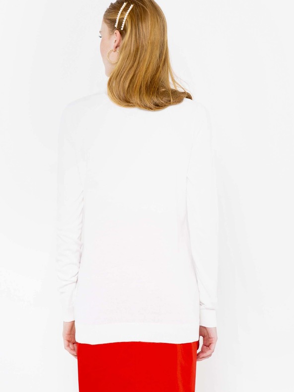 CAMAIEU Bílý kardigan CAMAIEU