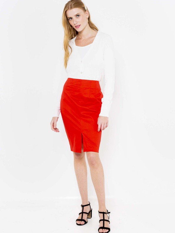 CAMAIEU Bílý kardigan CAMAIEU