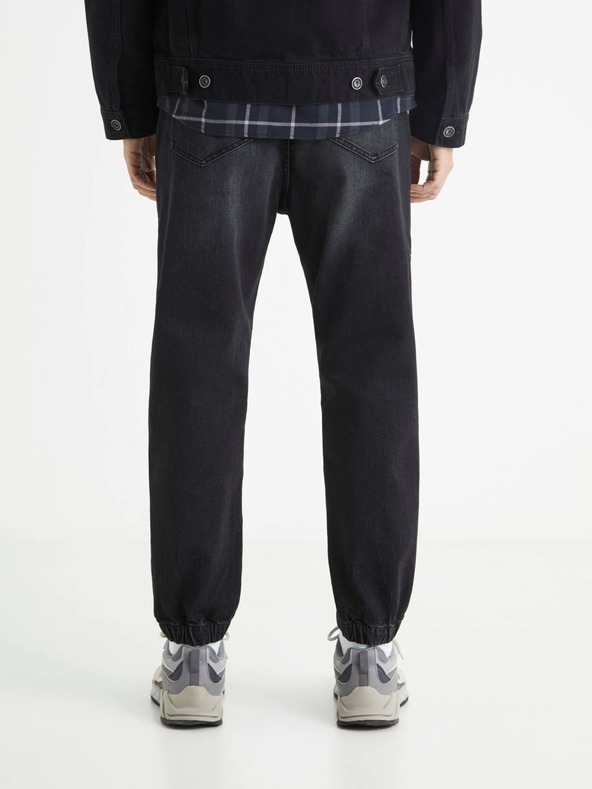 Celio Černé pánské džínové kalhoty Celio