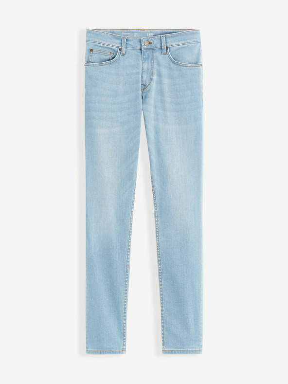 Celio Světle modré pánské slim fit džíny Celio Length