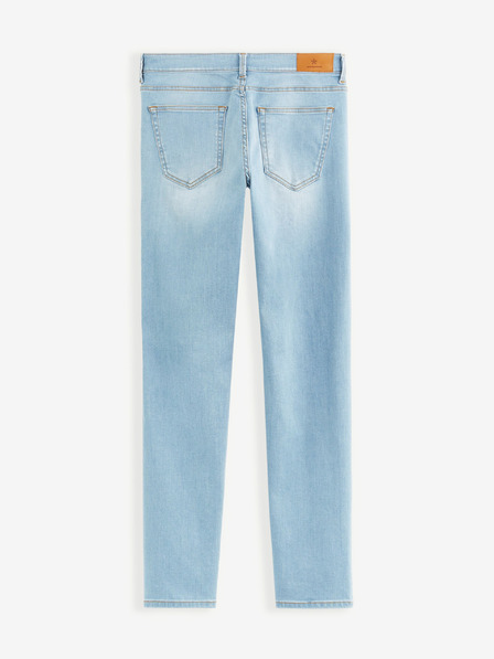Celio Světle modré pánské slim fit džíny Celio Length