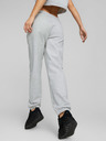 Puma Světle šedé dámské žíhané tepláky s průstřihy  Puma