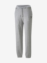 Puma Světle šedé dámské žíhané tepláky s průstřihy  Puma
