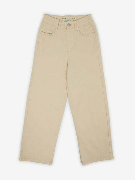 Tom Tailor Béžové holčičí široké kalhoty Tom Tailor