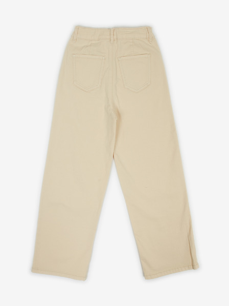 Tom Tailor Béžové holčičí široké kalhoty Tom Tailor