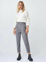 Salsa Jeans Šedé kostkované zkrácené kalhoty Salsa Jeans